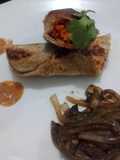 Wraps fritos de pechuga de pollo