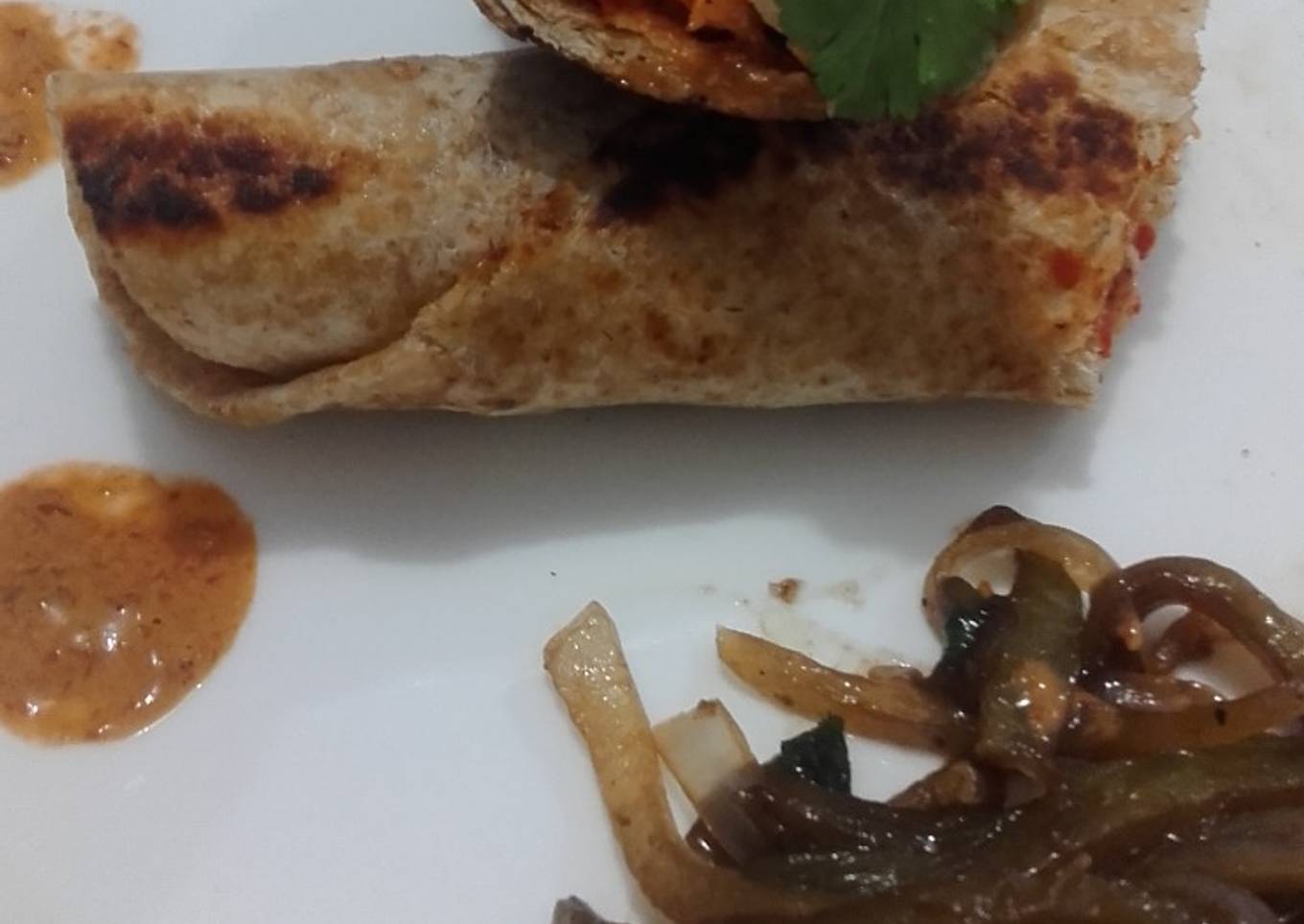 Wraps fritos de pechuga de pollo