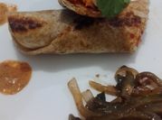Una foto de wraps con queso crema
