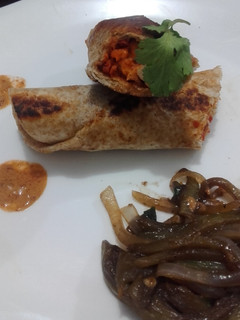 Una foto de Wraps fritos de pechuga de pollo