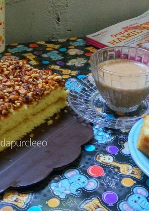 Foto resep Vanilla Nutrijel Cake with nougath