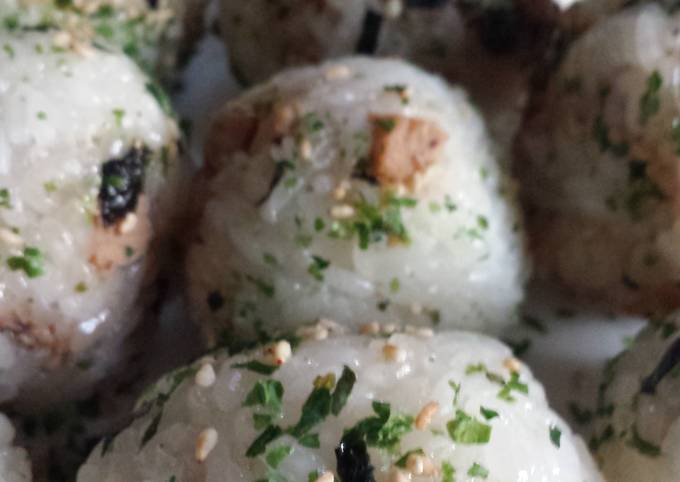 Steps to Prepare Any-night-of-the-week Quick vegetarian rice balls