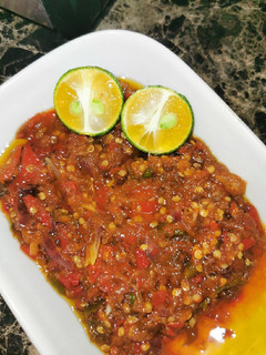 Gambar Sambal simple ayam geprek