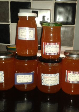A picture of Seville orange marmalade.