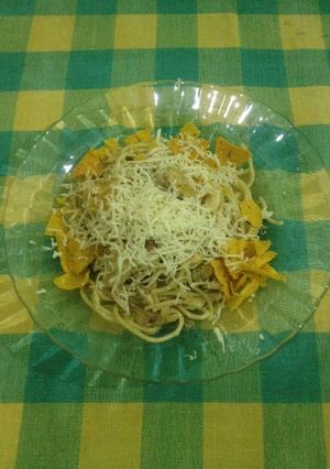 Foto resep Spaghetti Creamy Chicken Mushroom
