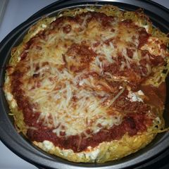 A picture of Spaghetti Pie.