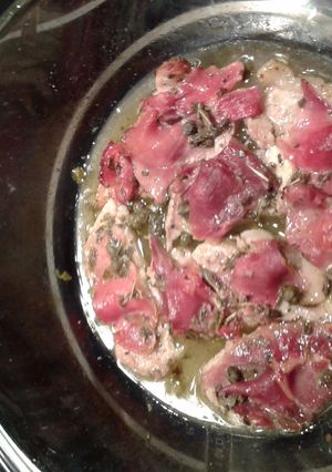 A picture of Pork Saltimbocca.