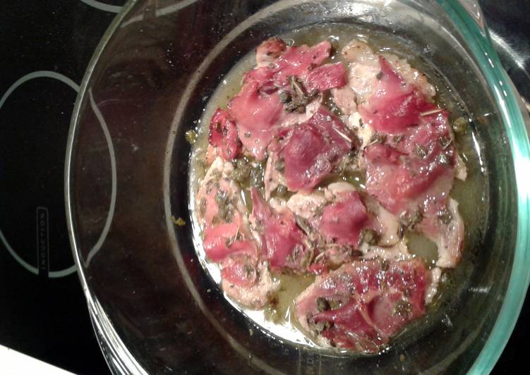 Recipe of Ultimate Pork Saltimbocca