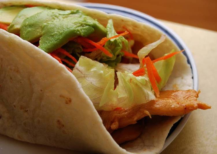 Steps to Make Homemade Mango Glazed Chicken Tacos