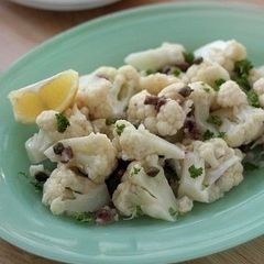 Cauliflower, Anchovy, and Caper Salad A picture of Cauliflower, Anchovy, and Caper Salad.