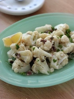 A picture of Cauliflower, Anchovy, and Caper Salad.