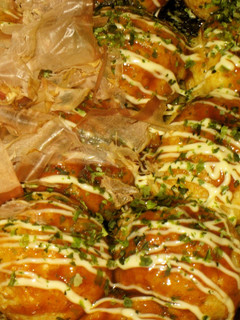 A picture of Crisp and Creamy Osaka-style Seafood Takoyaki.