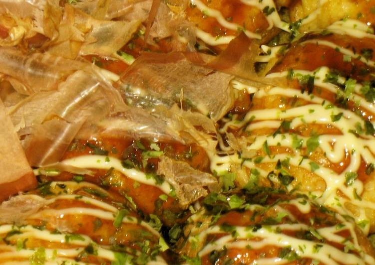 Recipe of Speedy Crisp and Creamy Osaka-style Seafood Takoyaki