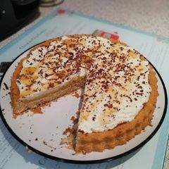 A picture of Toffee Cream Flan.