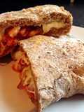 Sophie's wholemeal tomato dough meat feast pizza pocket