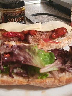 Una foto de Hamburguesa de Ternera