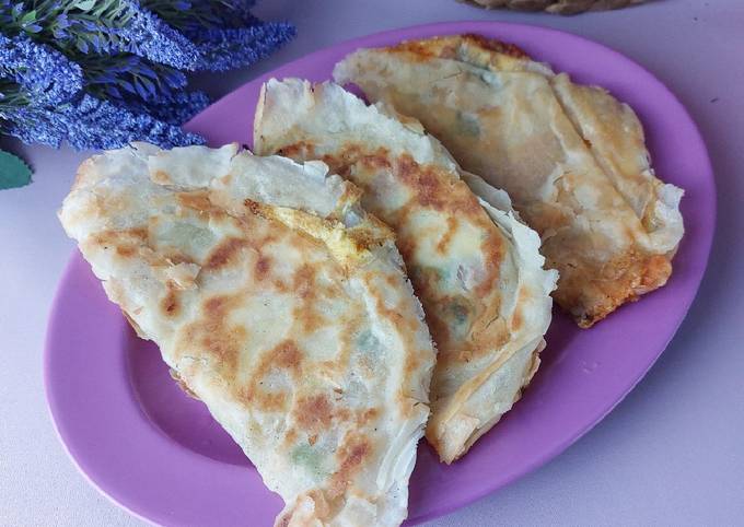 Resep Martabak Telur Puyuh Sederhana Pakai Kulit Lumpia Oleh