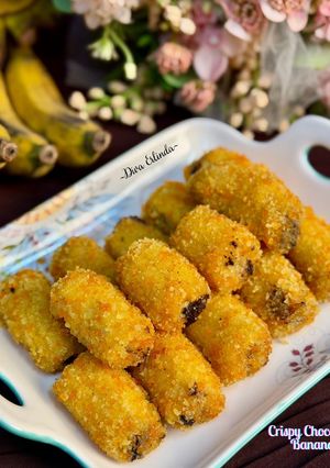 Foto resep Crispy Chocolate Banana