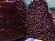Una foto de budín de remolacha