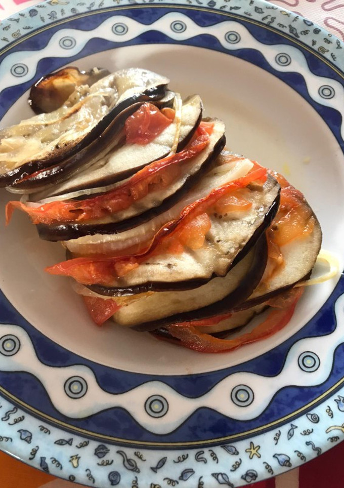 Una foto de Berenjenas al horno