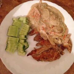 A picture of Chicken And Mushroom Sauce.