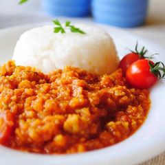 Vegetable-Packed Keema Curry A picture of Vegetable-Packed Keema Curry.
