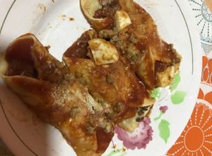 Una foto de Canelones de carne súper rápidos! Es la primera vez que hago así! 🙃