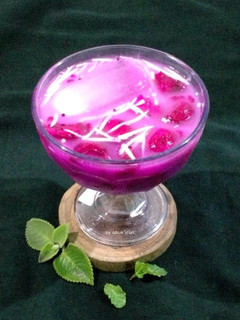 Foto resep Es Dragon Fruit