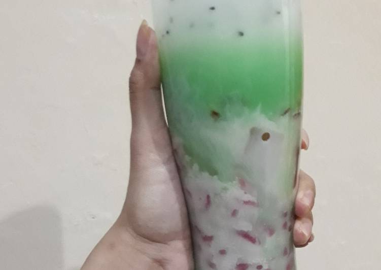 Es yogurt melon cendol kurma