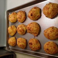 A picture of Parmesan Puffs.