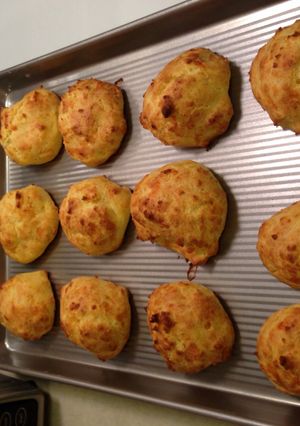 A picture of Parmesan Puffs.