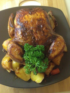 A picture of Roasted Chicken Simple Delicious.