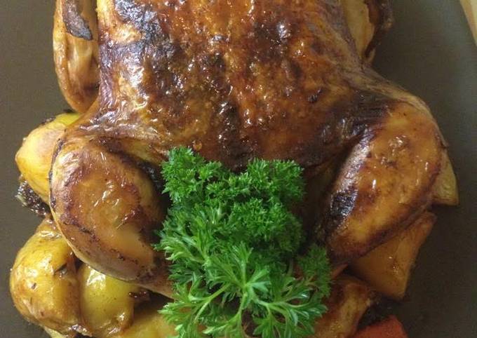 Recipe of Perfect Roasted Chicken Simple Delicious