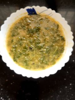 வெந்தயக்கீரை பொரிச்ச குழம்பு(venthayakeerai poricha kulambu recipe in tamil) செய்முறை முக்கிய புகைப்படம்