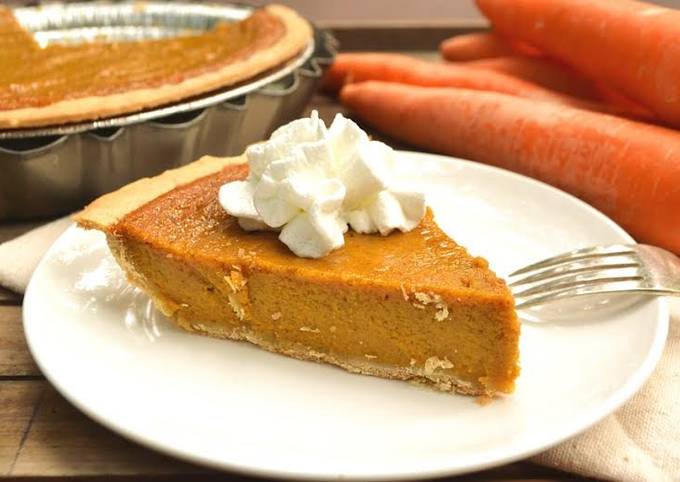 Carrot Pie Recipe By Craftycookingmama Cookpad 