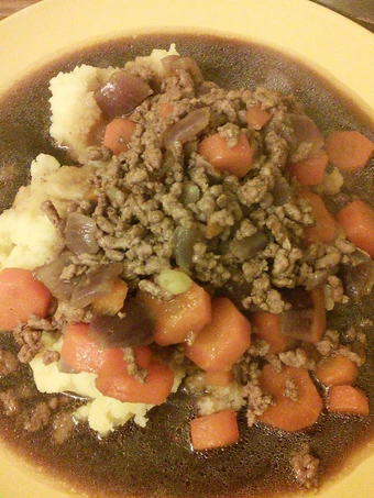 Simple Way Prepare Recipe Minced beef &amp; onion with mash &amp; gravy that is  Makes Drooling, Addictive}