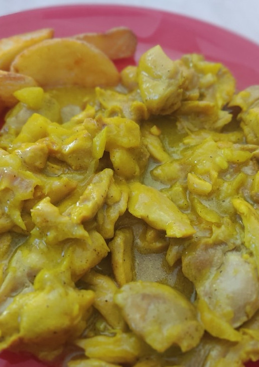 Una foto de Pollo al limón