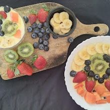 A picture of Fruit custard.
