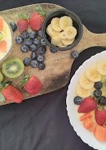 A picture of Fruit custard.