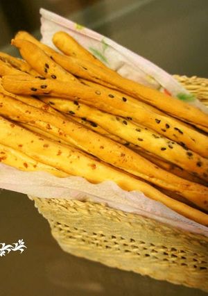 A picture of Foolproof Sesame Seed and Cheese Grissini.