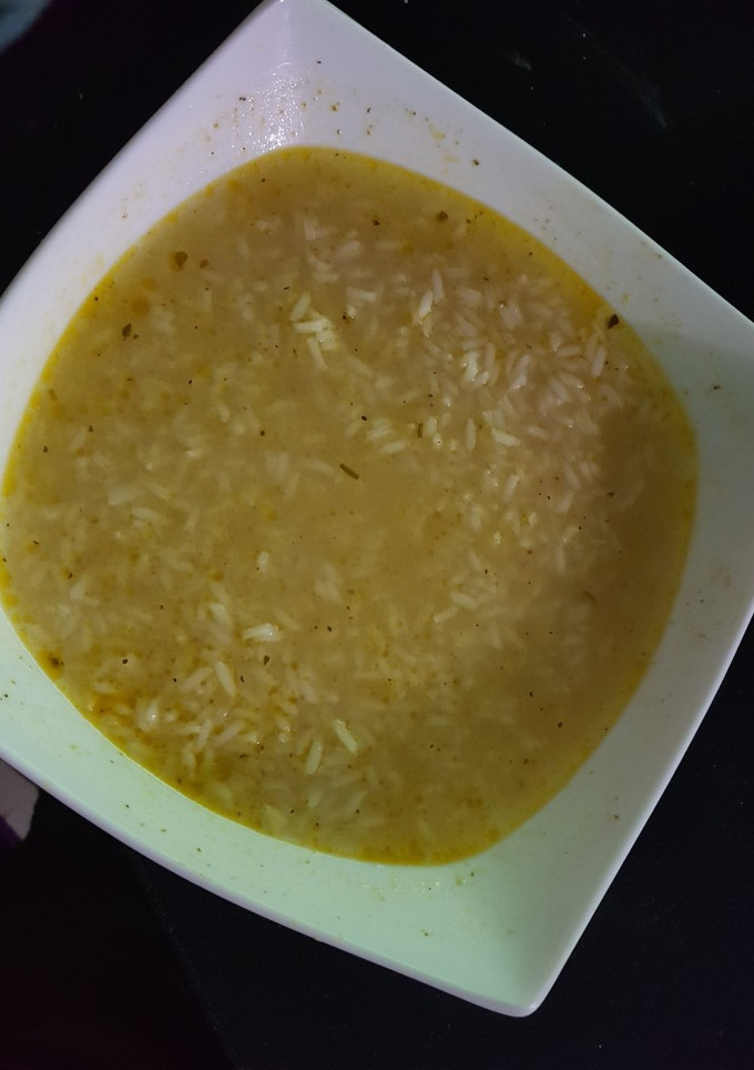 Una foto de Sopa de arroz