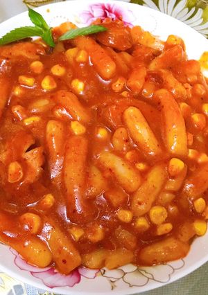 Hình của món Bánh gạo cay Hàn Quốc.
