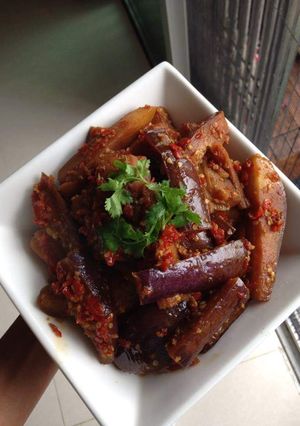 Foto resep Sambal terong ebi kering