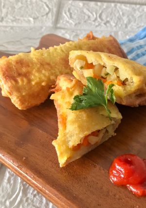 Foto resep Roti Goreng isi sayur