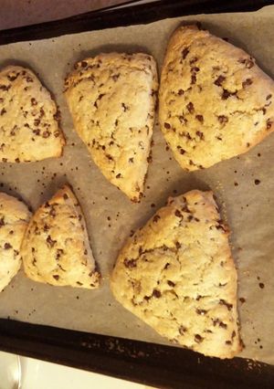 A picture of Mixed berry Scones.