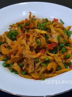 Foto resep Jamur Tiram Tumis Pedas