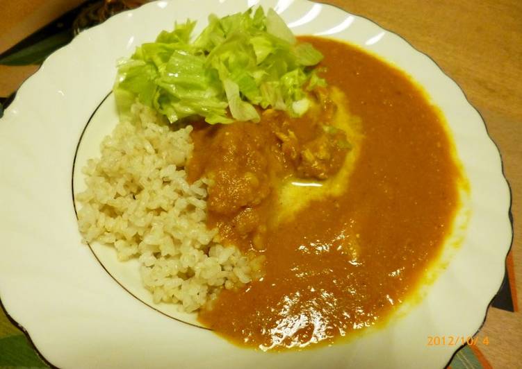 Simple Butter Chicken Curry using a Hand Blender