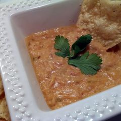A picture of Chicken Enchilada Dip.