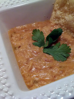 A picture of Chicken Enchilada Dip.