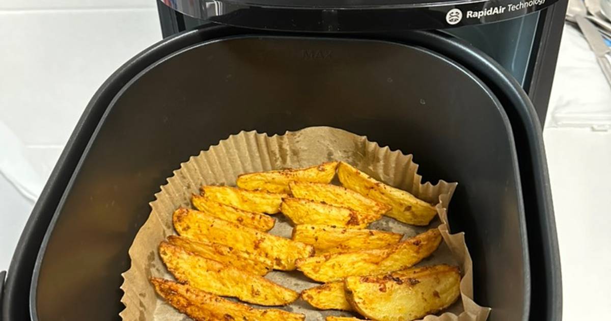 Batata Doce frita na airfryer Receita por Silvia - Cookpad